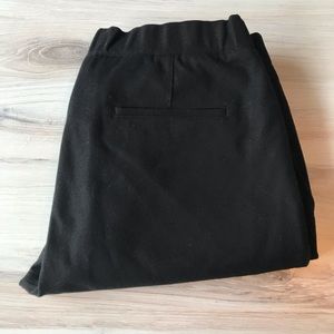 MSGM Wool Black Dress Pants W/ Cinched Hem Sz 52